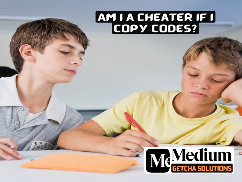 
Am I a cheater if I copy codes?
