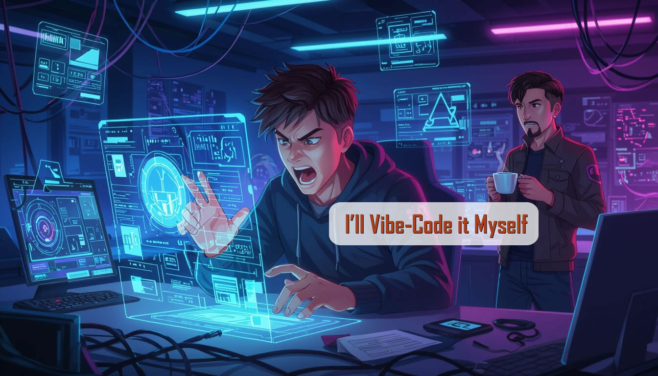 I don't need you, I can vibe-code the system myself. Goodbye!